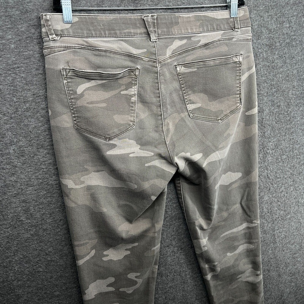 Wit & Wisdom Pants Womens 14 Brown Camo Ab-Solution Ankle Skimmer Utility Chic - Picture 10 of 12